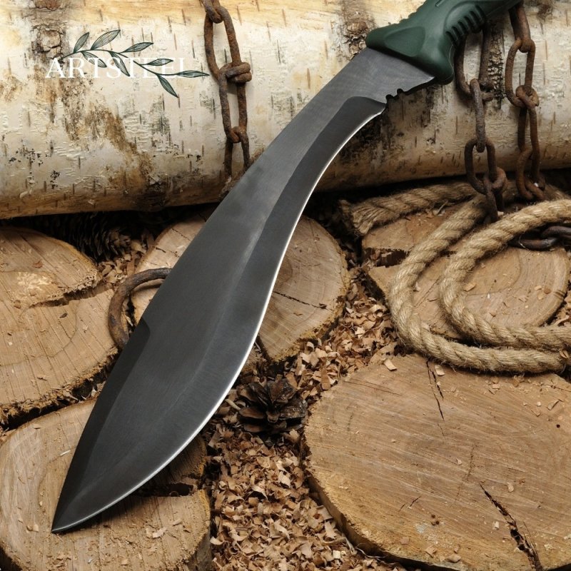 Мачете Кукри, сталь У8, длина клинка 300 мм в интернет-магазине art-steel.ru, фото