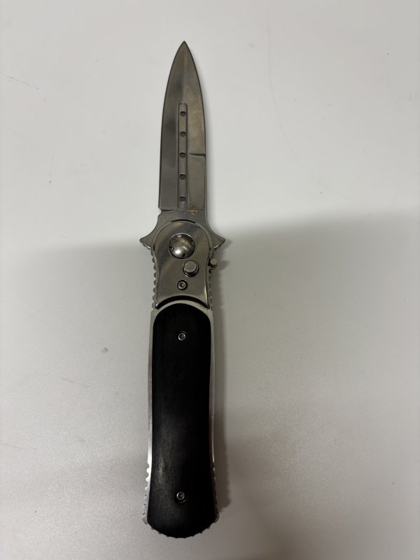 Автоматический складной нож Stylus, сталь 40х13, рукоять дерево (уценка) в интернет-магазине art-steel.ru, фото