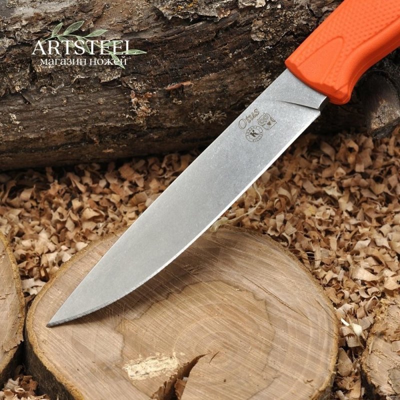 Туристический нож Otus (Отус), сталь AUS8, рукоять эластрон в интернет-магазине art-steel.ru, фото