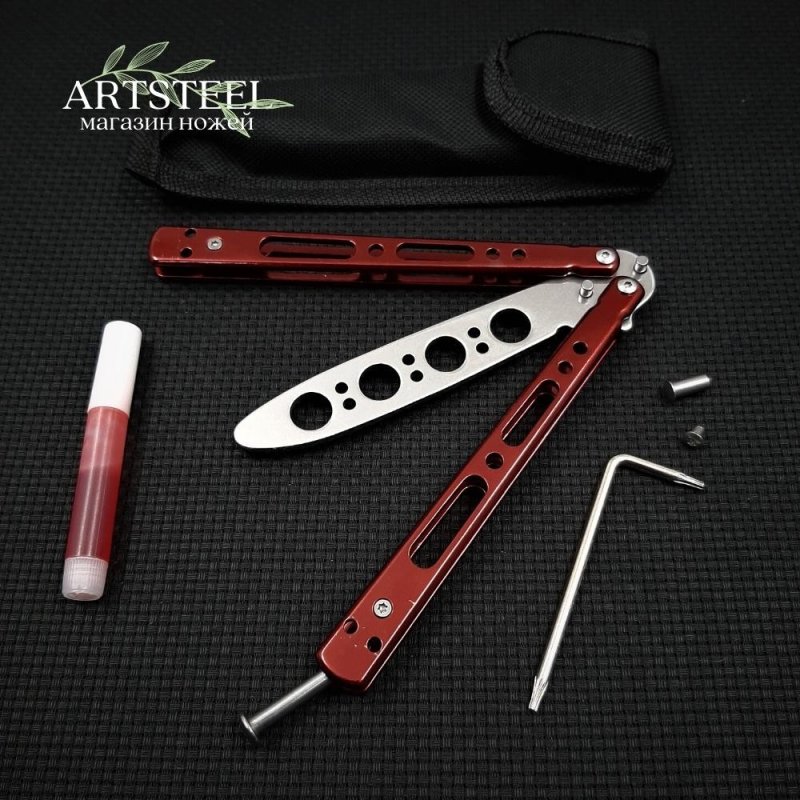 Нож бабочка тренировочный Карп в интернет-магазине art-steel.ru, фото