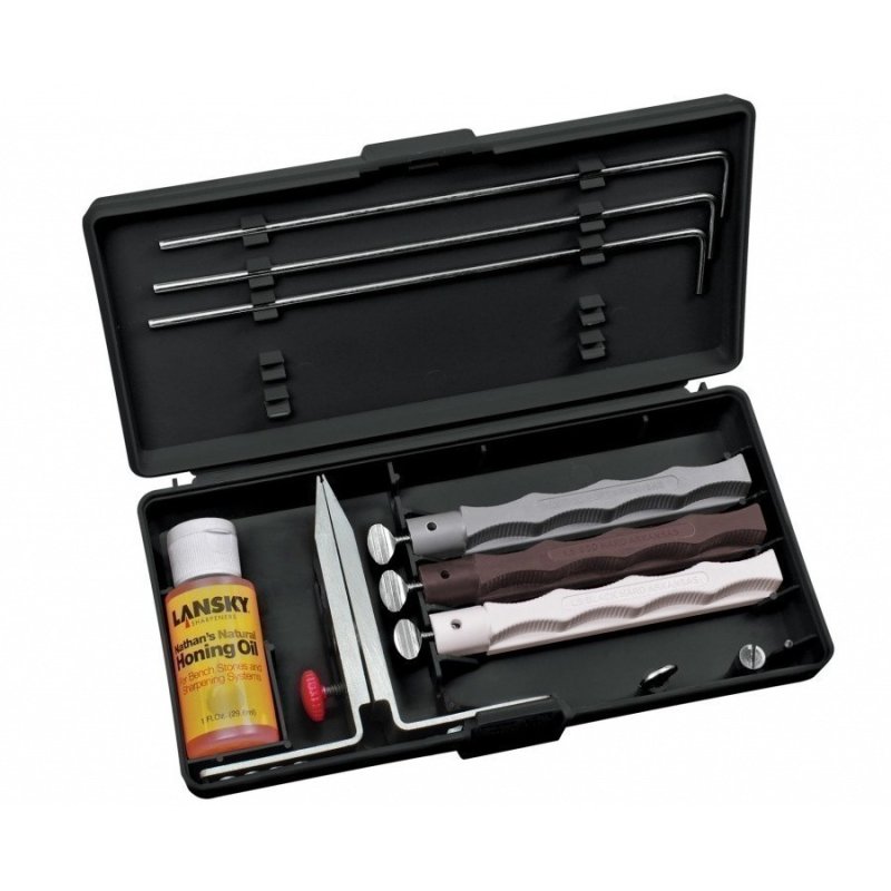 Точилка для ножей Lansky Natural Arkansas Knife Sharpening System в интернет-магазине art-steel.ru, фото