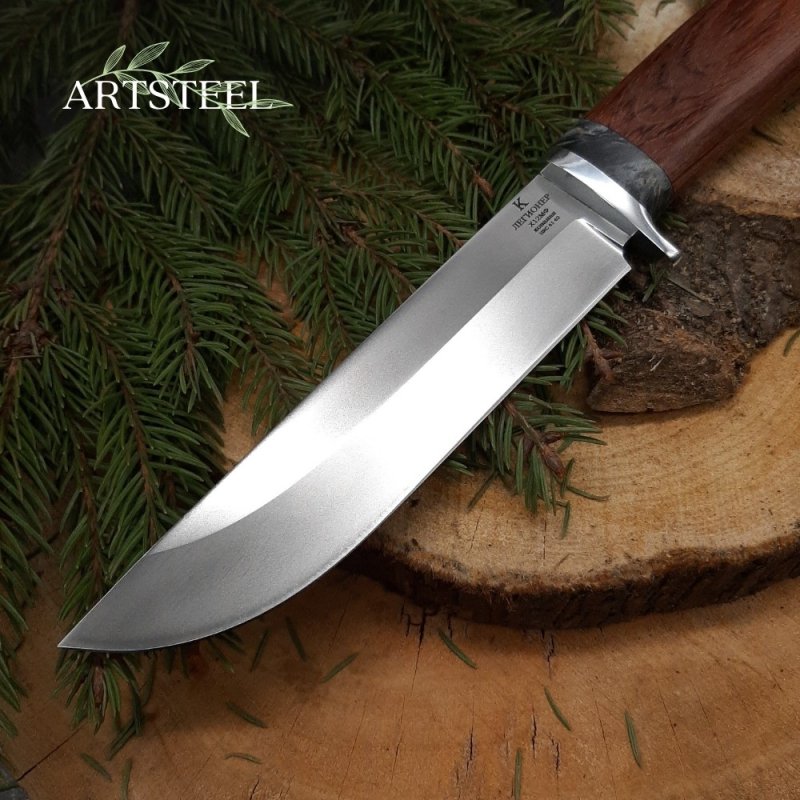 Нож Легионер из стали Х12МФ, рукоять Бубинга в интернет-магазине art-steel.ru, фото