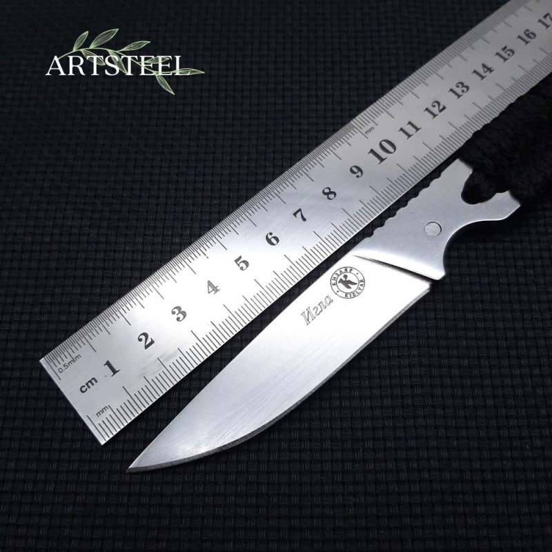 Нож скрытого ношения Игла (шейный нож), сталь AUS8, рукоять шнур в интернет-магазине art-steel.ru, фото