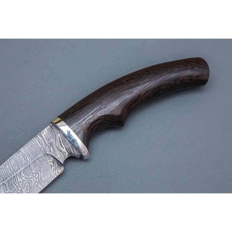 Нож Крот из дамасской стали, рукоять венге, литье дюраль в интернет-магазине art-steel.ru, фото