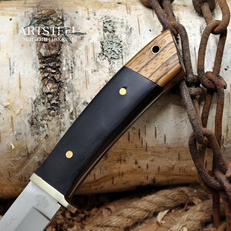 Туристический нож Иркутск, сталь 40Х13, рукоять дерево в интернет-магазине art-steel.ru, фото