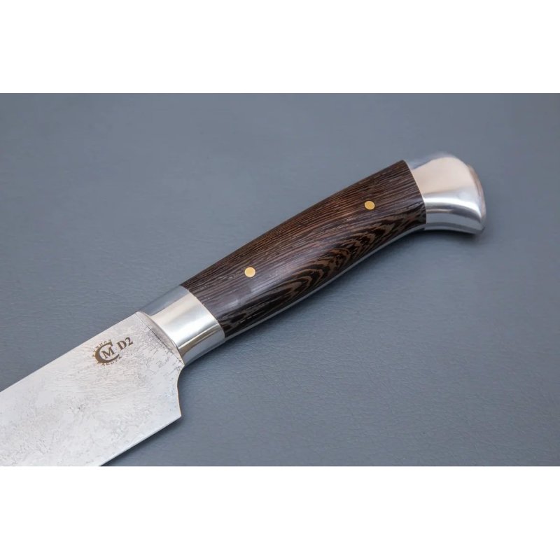 Нож Шеф-повар малый из стали D2, рукоять венге, литье дюраль в интернет-магазине art-steel.ru, фото