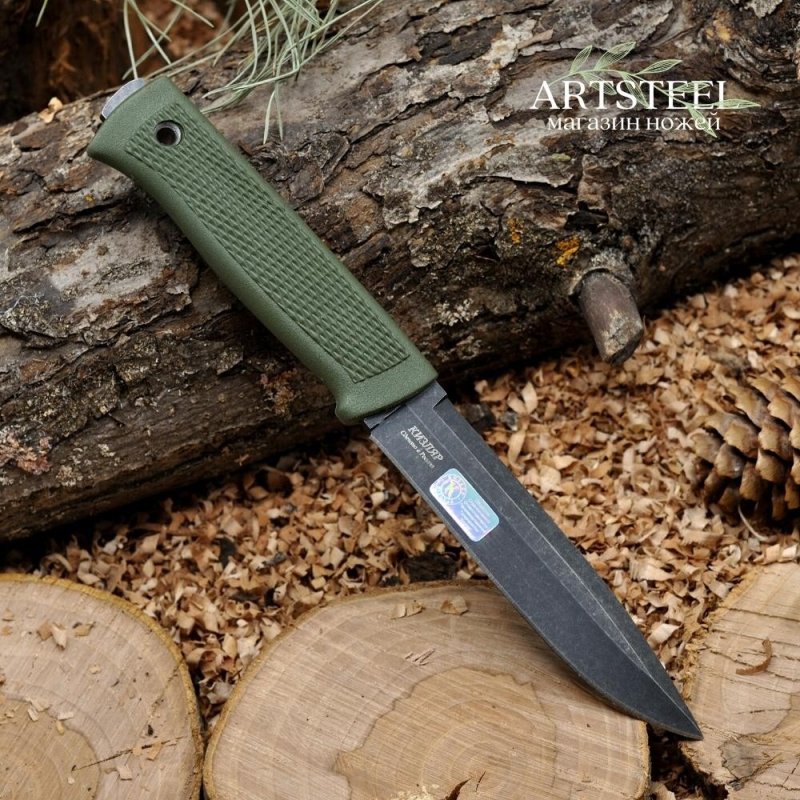 Туристический нож Филин, сталь AUS8, рукоять эластрон в интернет-магазине art-steel.ru, фото