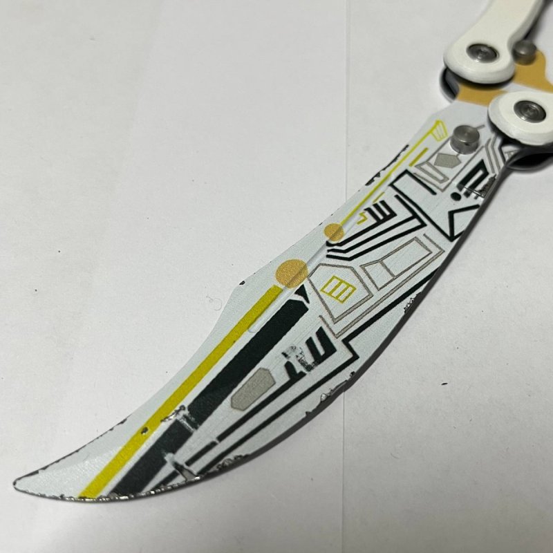 Нож бабочка тренировочный CS GO Balisong в интернет-магазине art-steel.ru, фото
