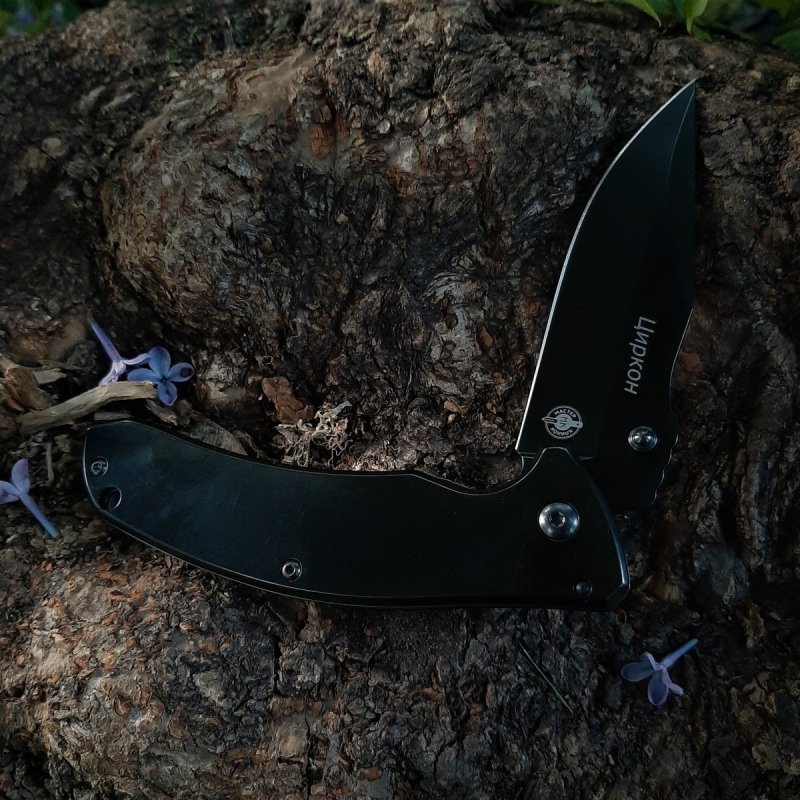 Складной нож Циркон, сталь 420, рукоять сталь в интернет-магазине art-steel.ru, фото