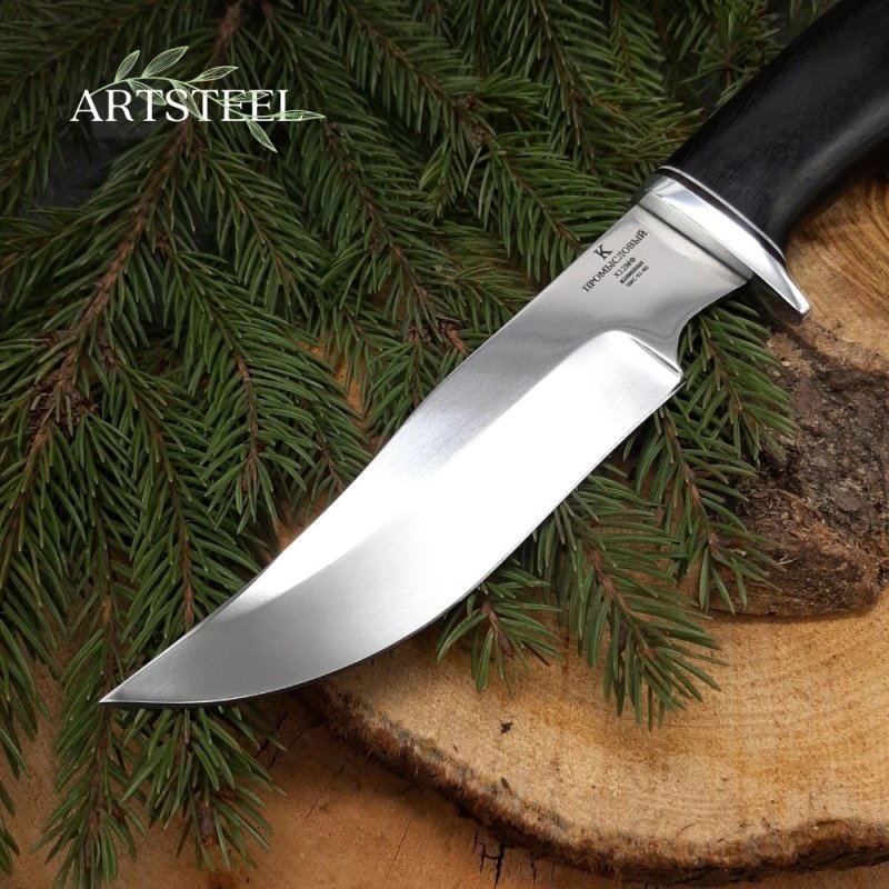 Нож Промысловый из стали Х12МФ, рукоять Граб в интернет-магазине art-steel.ru, фото