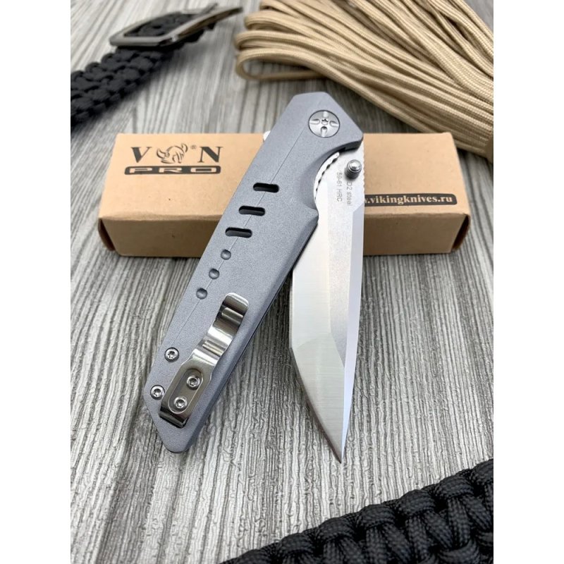 Складной нож ASCOLD, сталь D2, рукоять алюминий в интернет-магазине art-steel.ru, фото