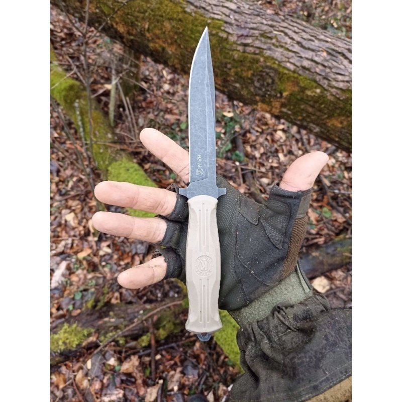 Нож НР-18 песочный Black Wash в интернет-магазине art-steel.ru, фото