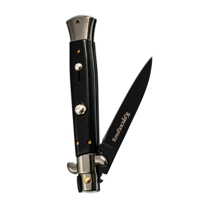 Складной стилет Корсиканец, сталь 65Х13, рукоять пластик, сталь в интернет-магазине art-steel.ru, фото