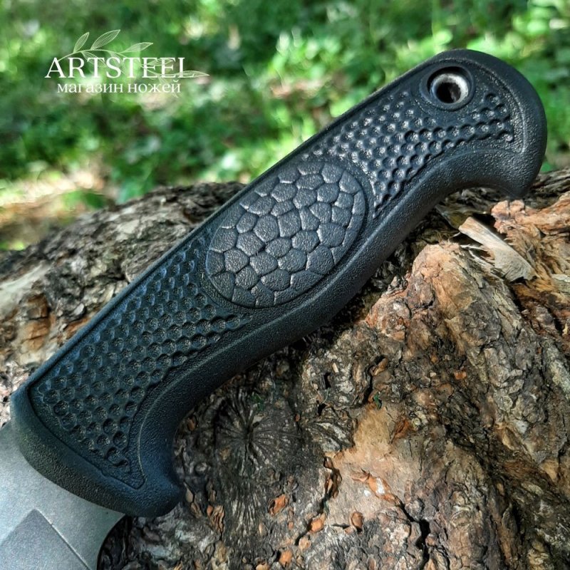 Туристический нож Нерка, сталь AUS8, рукоять эластрон в интернет-магазине art-steel.ru, фото