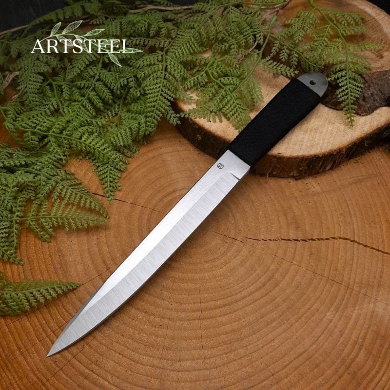 Нож Стрела из стали 65Х13, рукоять сталь, нейлон в интернет-магазине art-steel.ru, фото