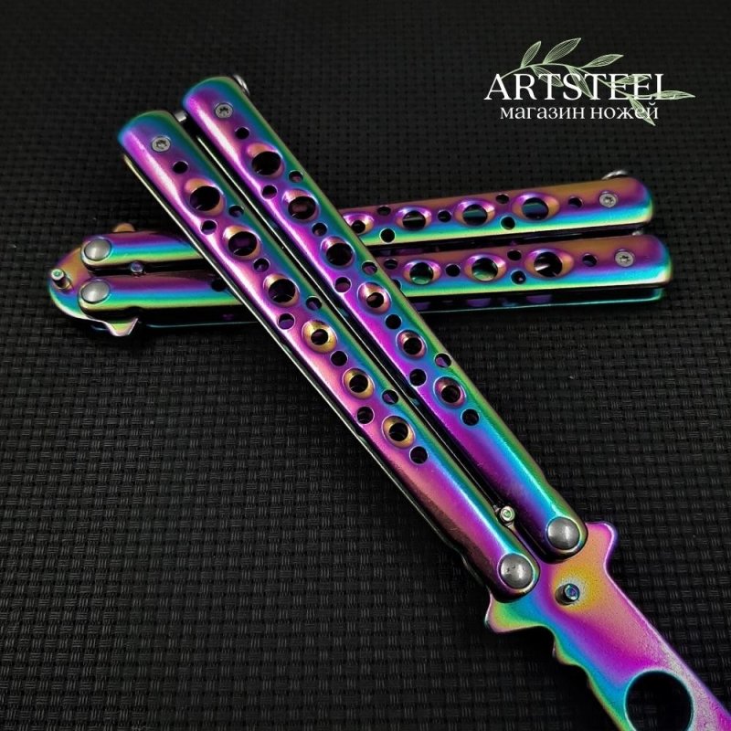 Нож бабочка тренировочный Рыцарь в интернет-магазине art-steel.ru, фото