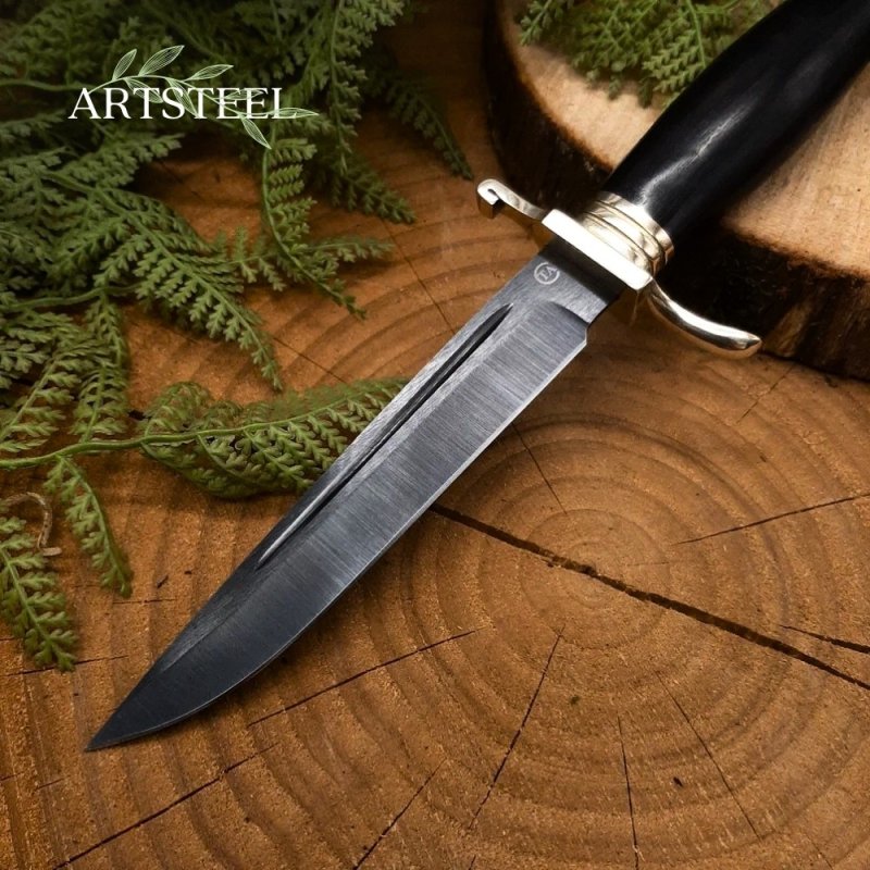 Нож Титан из стали 65Г, рукоять дерево в интернет-магазине art-steel.ru, фото