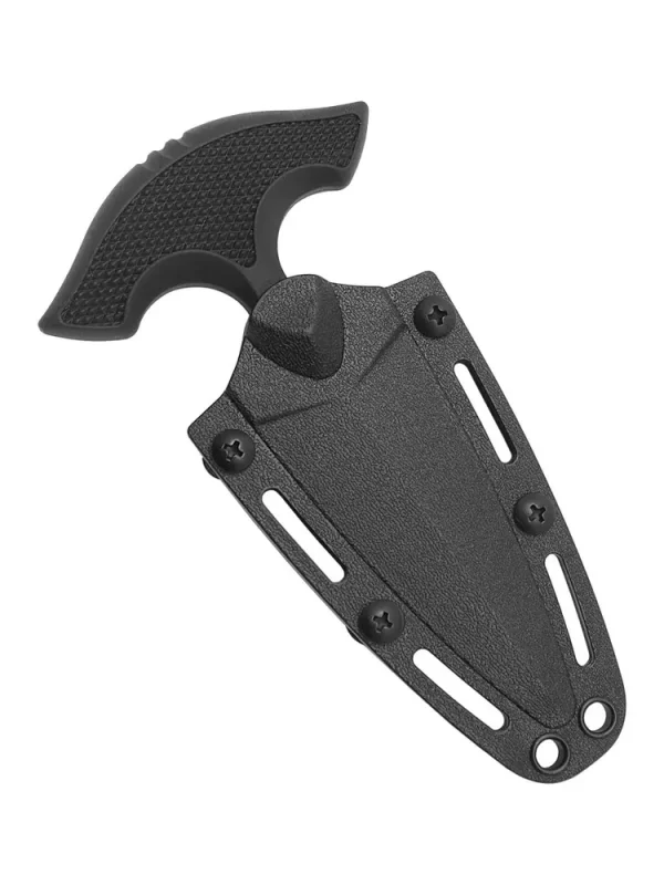 Универсальный хозяйственно-бытовой нож COBRA с пластиковым чехлом, сталь AUS8, рукоять резина в интернет-магазине art-steel.ru, фото