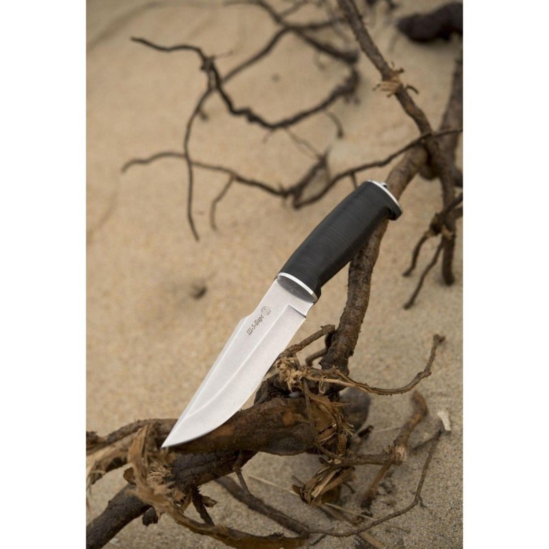 Охотничий нож «Ш-5 Барс», сталь AUS-8, рукоять наборная кожа в интернет-магазине art-steel.ru, фото