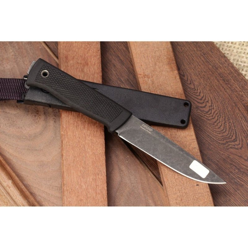 Туристический нож Сова, сталь AUS8, рукоять эластрон в интернет-магазине art-steel.ru, фото