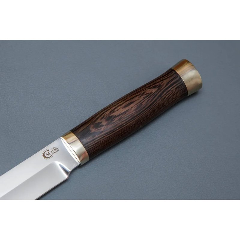 Нож Фараон из стали Х12МФ, рукоять венге, литьё мельхиор в интернет-магазине art-steel.ru, фото