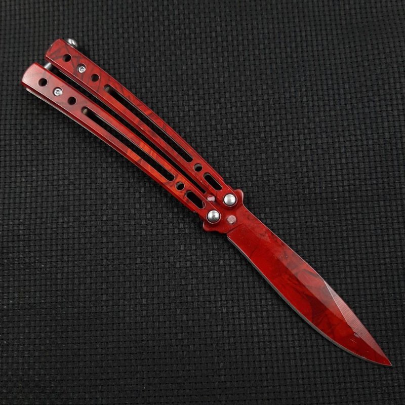 Нож бабочка Силуэт, сталь 420, рукоять 420 в интернет-магазине art-steel.ru, фото