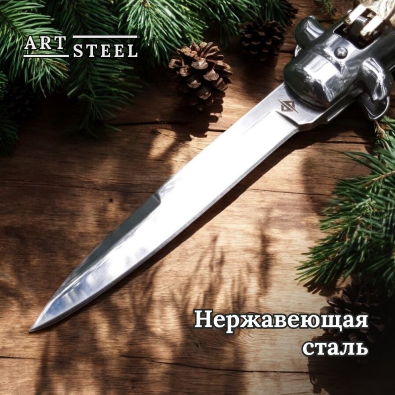 Складной нож Consiglieri, сталь 40х13, рукоять бакелит в интернет-магазине art-steel.ru, фото