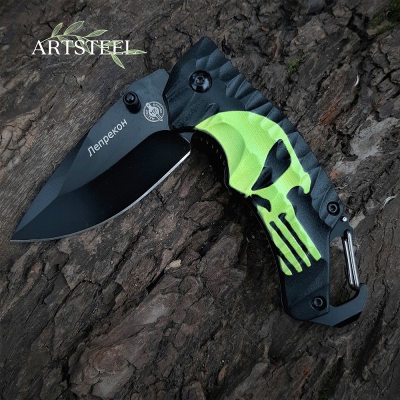 Складной нож Лепрекон, сталь 420, рукоять пластик в интернет-магазине art-steel.ru, фото