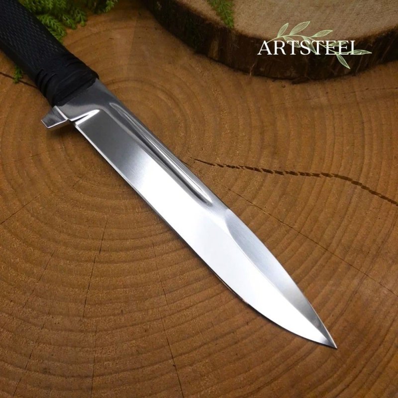 Нож Капитан из стали 95Х18, рукоять резина в интернет-магазине art-steel.ru, фото