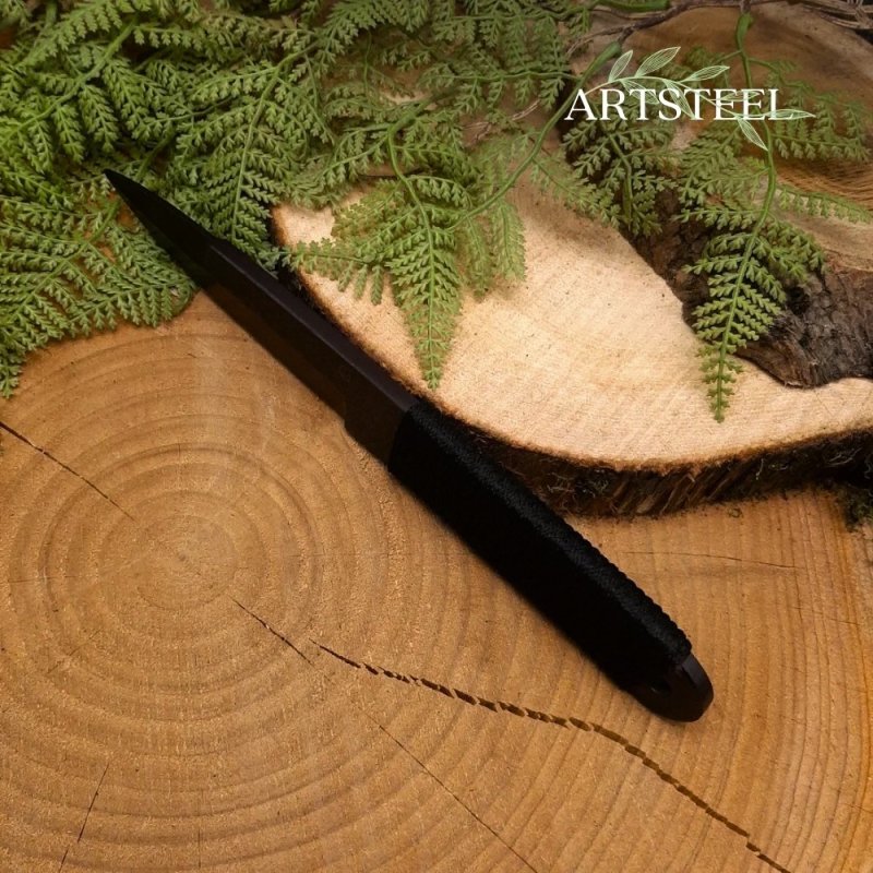 Нож Тайга из стали 30ХГСА, рукоять сталь, нейлон в интернет-магазине art-steel.ru, фото