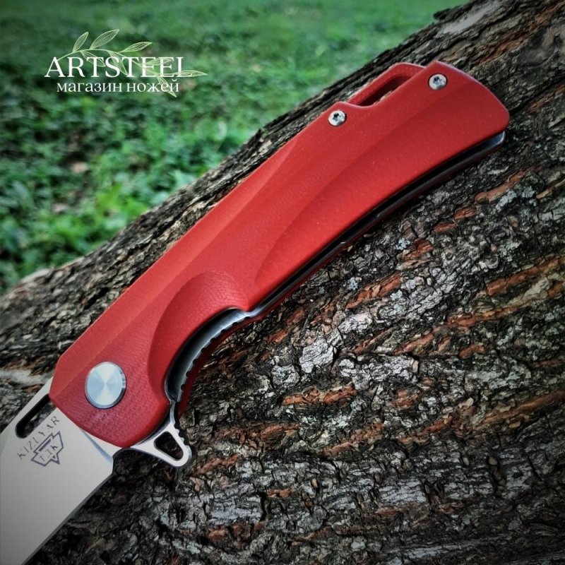 Складной нож Нус, сталь D2, рукоять G10 в интернет-магазине art-steel.ru, фото