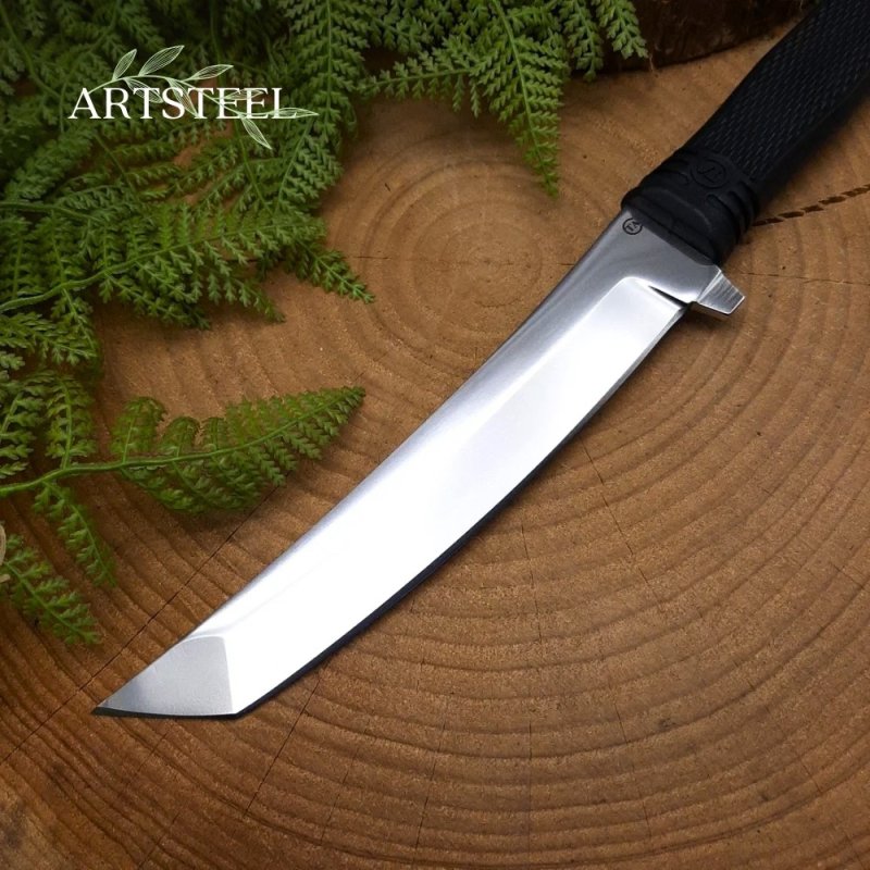 Нож Прапор из стали D2, рукоять резина в интернет-магазине art-steel.ru, фото