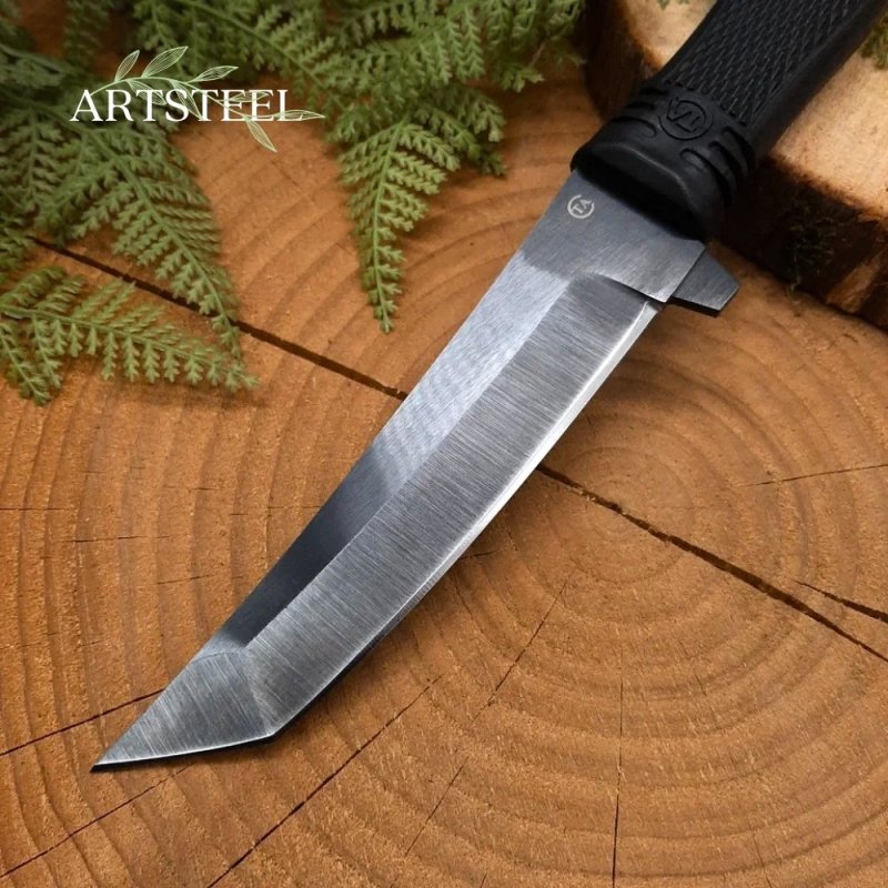 Нож Мичман из стали 65Г, рукоять резина в интернет-магазине art-steel.ru, фото