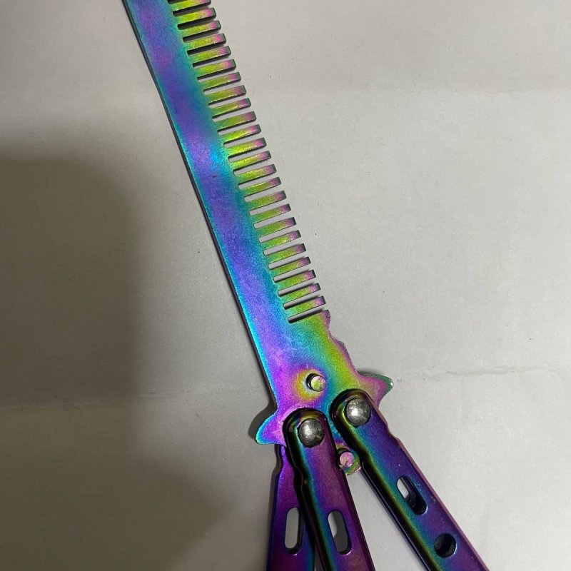 Нож бабочка тренировочный Comb в интернет-магазине art-steel.ru, фото