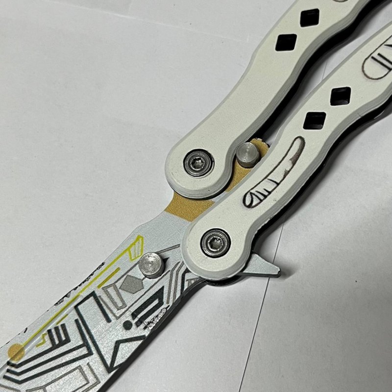 Нож бабочка тренировочный CS GO Balisong в интернет-магазине art-steel.ru, фото