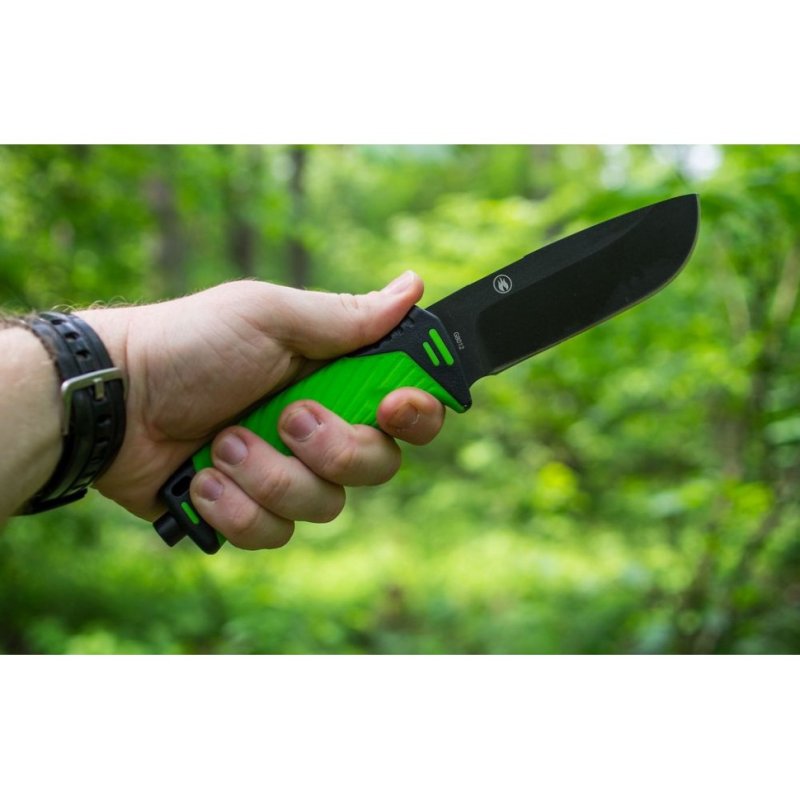 Туристический нож Ganzo G8012-LG, сталь 7Cr17, рукоять пластик ABS в интернет-магазине art-steel.ru, фото