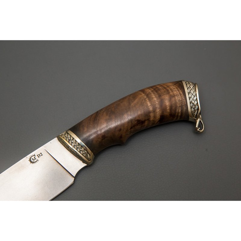 Нож Разделочный из стали D2, рукоять ореховый кап в интернет-магазине art-steel.ru, фото