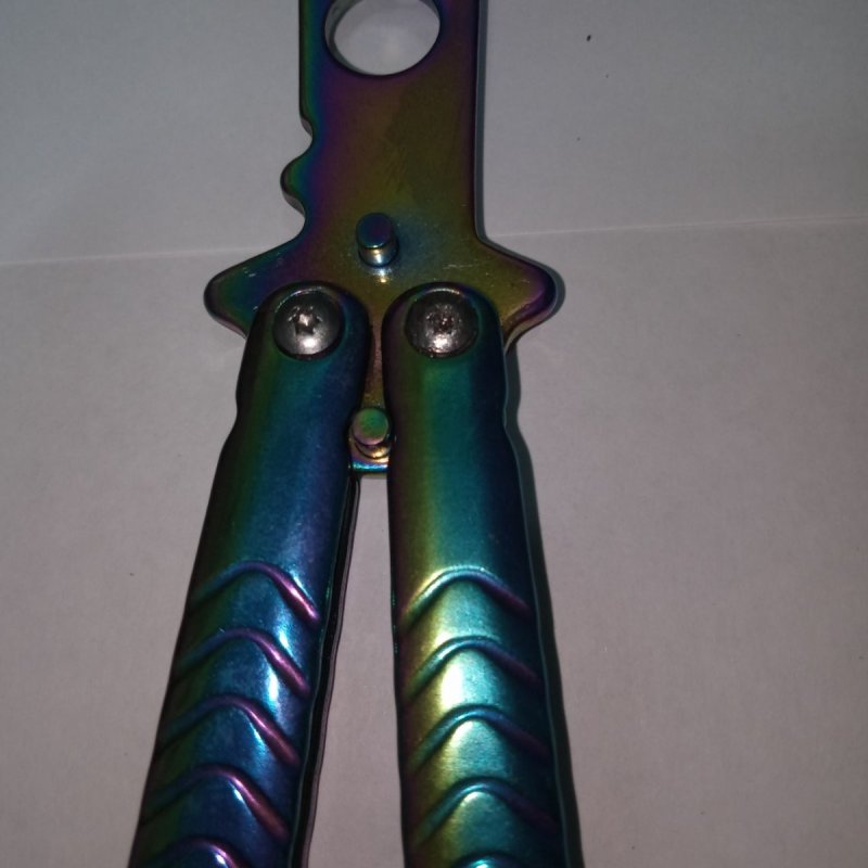 Нож бабочка тренировочный Ромб в интернет-магазине art-steel.ru, фото