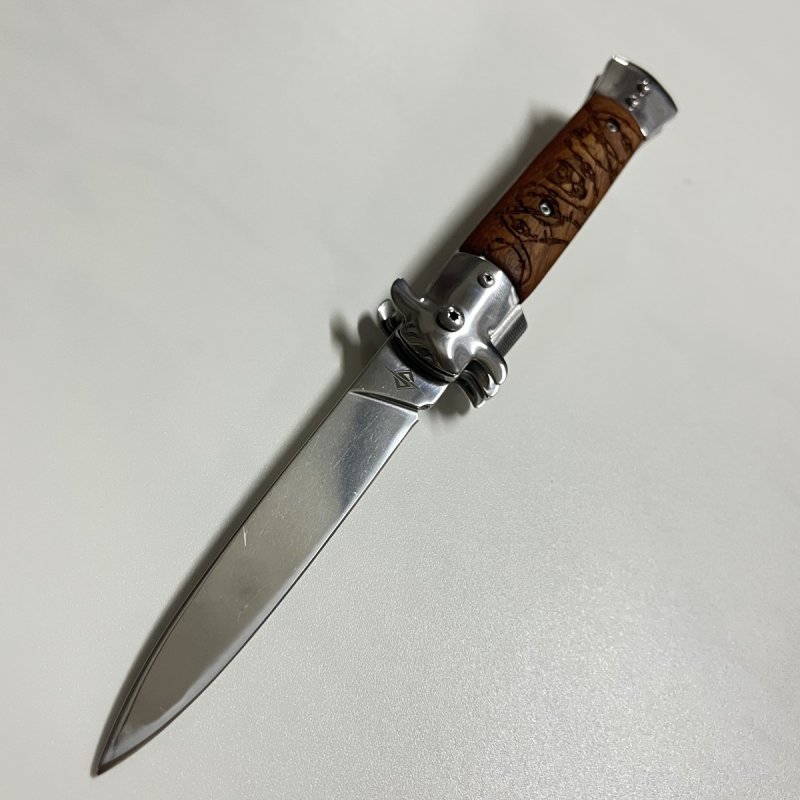 Складной нож Morrigan, сталь 65Х13, рукоять дерево в интернет-магазине art-steel.ru, фото