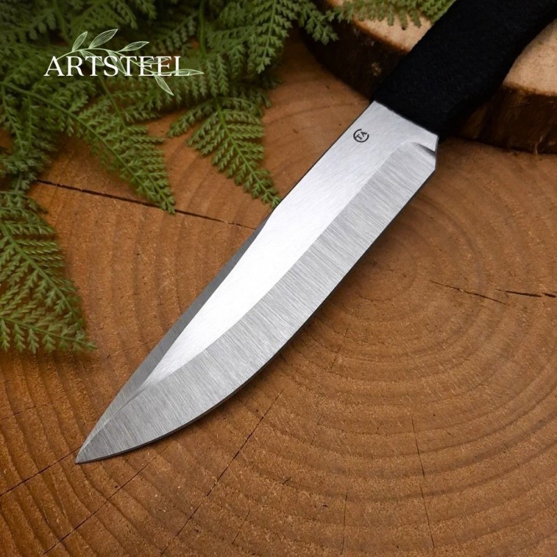 Нож Сокол из стали 65Х13, рукоять сталь, нейлон в интернет-магазине art-steel.ru, фото