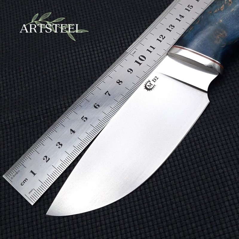 Нож Разделочный из стали D2, рукоять карельская береза в интернет-магазине art-steel.ru, фото