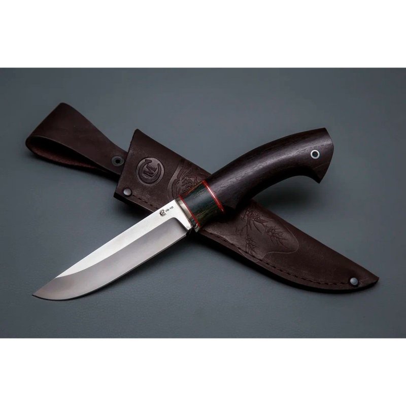 Нож Ястреб из стали VG-10, рукоять дерево, литье мельхиор в интернет-магазине art-steel.ru, фото