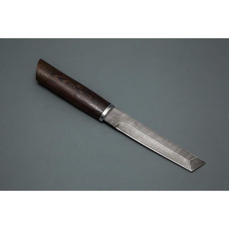 Нож Танто 2 из дамасской стали, рукоять венге, литье дюраль в интернет-магазине art-steel.ru, фото