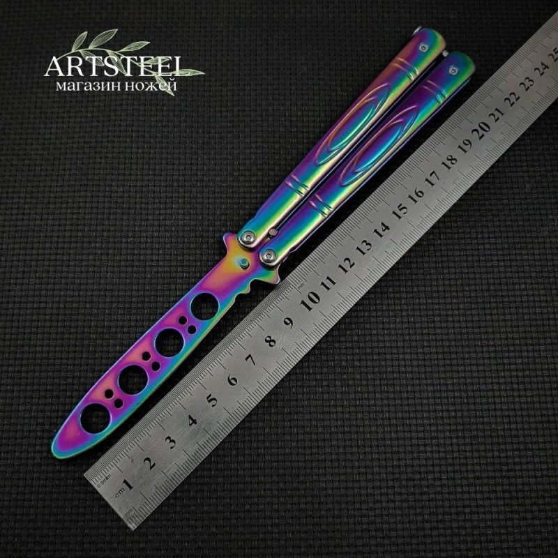 Нож бабочка тренировочный Омут в интернет-магазине art-steel.ru, фото