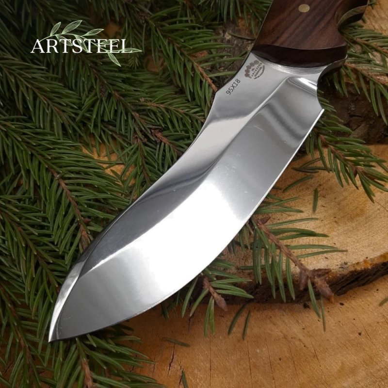 Нож Че-Гевара из стали 95Х18, рукоять Палисандр в интернет-магазине art-steel.ru, фото