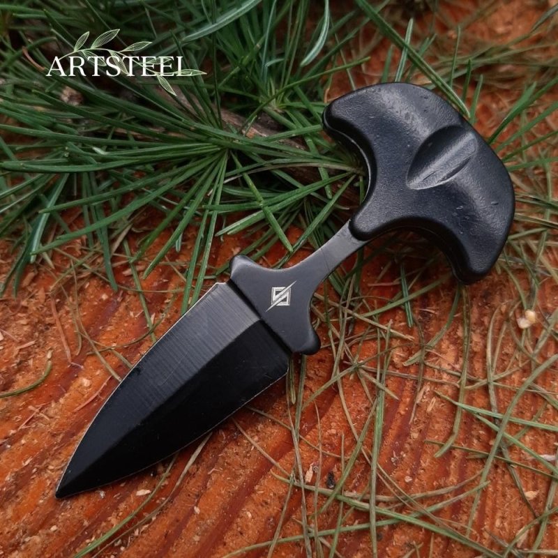 Тычковый нож (шейный нож) Fortune, сталь 420, рукоять алюминий в интернет-магазине art-steel.ru, фото