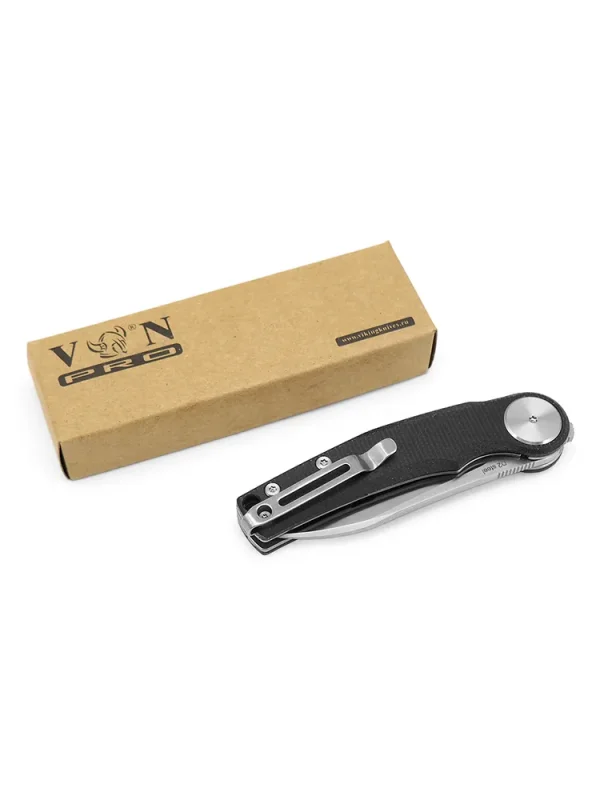 Универсальный складной нож хозяйственно-бытовой VN Pro, сталь D2, рукоять микарта в интернет-магазине art-steel.ru, фото