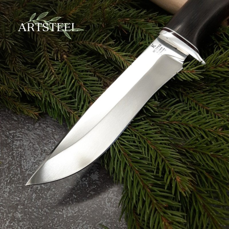 Нож Ястреб из стали Х12МФ, рукоять Венге в интернет-магазине art-steel.ru, фото