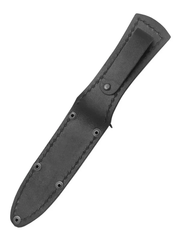 Универсальный нож НР-2 с кожаным чехлом, сталь У8, рукоять ABS пластик в интернет-магазине art-steel.ru, фото