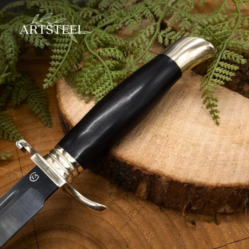 Нож Титан из стали 65Г, рукоять дерево в интернет-магазине art-steel.ru, фото